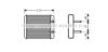 AVA QUALITY COOLING KA6008 Heat Exchanger, interior heating